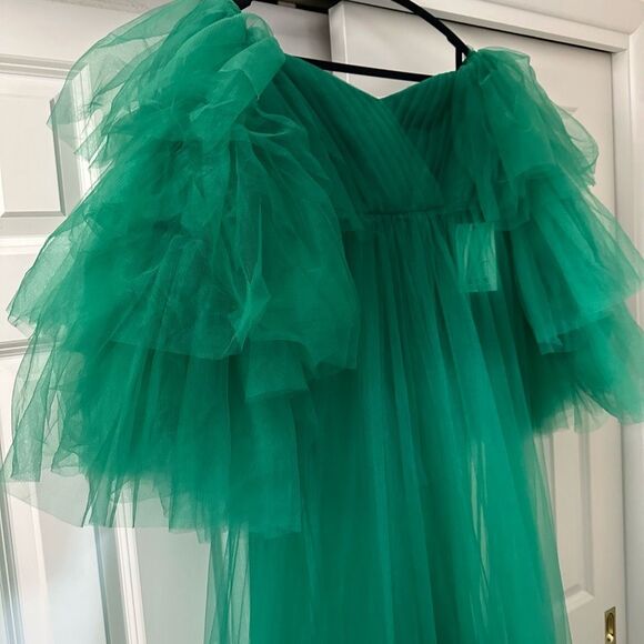 New Trend Tulle Long Maternity Gown - Picture 8 of 16